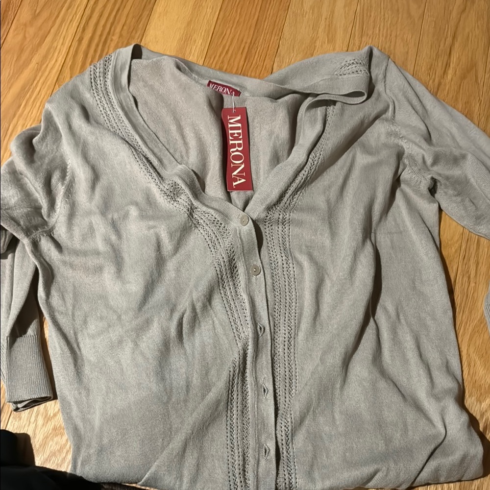 Merona Women's Tan Cardigan Top